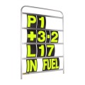 tablica informacyjna STANDARD B-G Racing (zestaw)