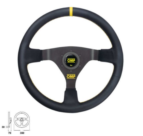 kierownica OMP WRC (skóra)