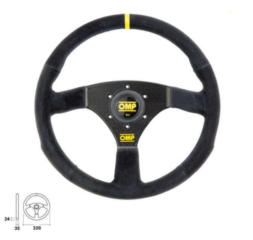 kierownica OMP 320 CARBON S