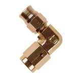 złączka hamulcowa kuta 90 ° stalowa nierdzewna D-03