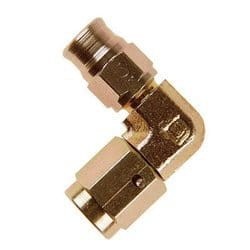 złączka hamulcowa kuta 90 ° stalowa nierdzewna D-03