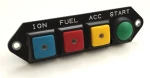 Panel przełącznika 4W - Cartek PDM (kolorowy + start