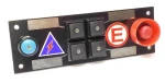 Panel przełącznika 6W  - Cartek PDM (czarny