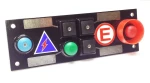 Panel przełącznika 6W - Cartek PDM (czarny + start