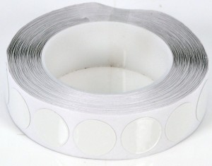 krążki samoprzylepne ALU (biały)