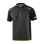 t-shirt SPARCO TECH - szaro-żółty