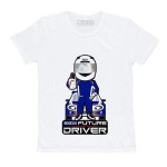t-shirt dziecięcy SPARCO FUTURE DRIVER - biały