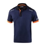 koszulka polo SPARCO TECH - granatowo-pomarańczowa