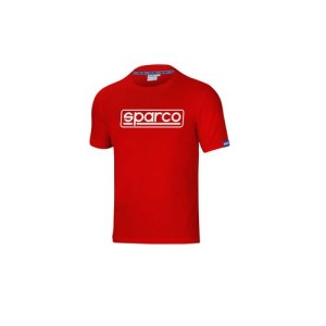 t-shirt SPARCO FRAME - czerwony
