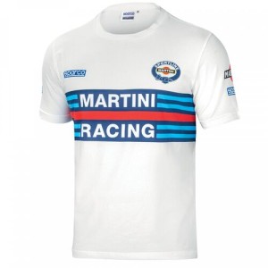 t-shirt SPARCO MARTINI RACING - biały