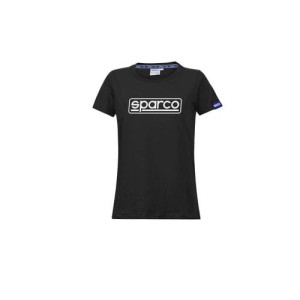 t-shirt SPARCO FRAME LADY - czarny