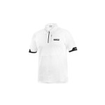 koszulka polo SPARCO ZIP - biała