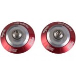 klipsy HANS STILO w kolorze czerwonym