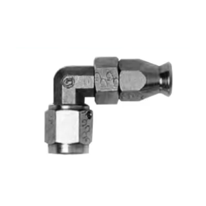 złączka hamulcowa 90 °  stalowa D-04 - gwint 7/16 UNF