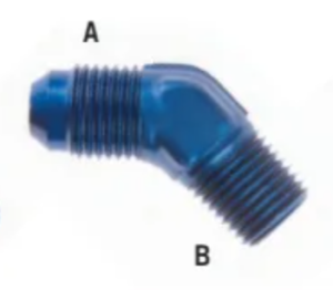 adapter przyłączeniowy (NPT) 45°