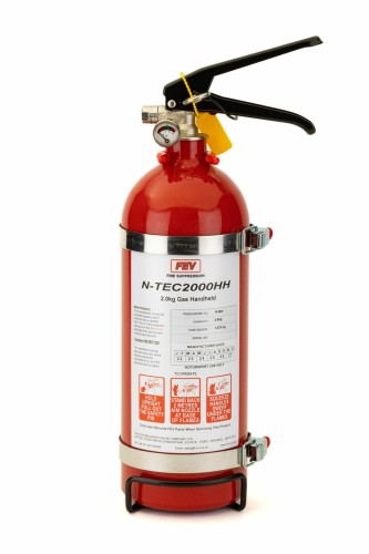 ręczna gaśnica gazowa FEV N-TEC2000HH 2.0 kg 3M Novec 1230 (FIA)