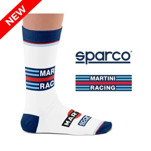 skarpety MARTINI RACING SPARCO white