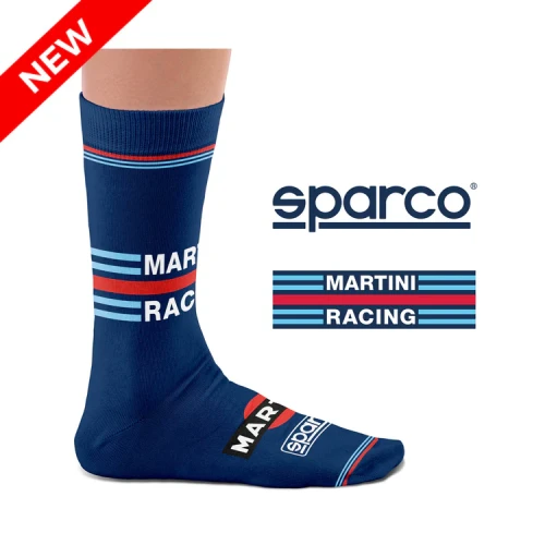 skarpety MARTINI RACING SPARCO blue