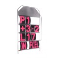 tablica informacyjna LARGE B-G Racing