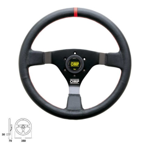 kierownica OMP WRC (skóra)