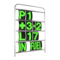 tablica informacyjna STANDARD B-G Racing (zestaw)