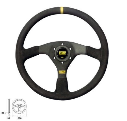 kierownica OMP VELOCITA (zamsz)