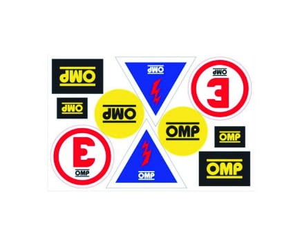 naklejki regulaminowe OMP Racing