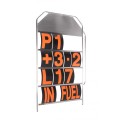 tablica informacyjna LARGE B-G Racing