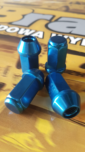 nakrętka CH 12 x 1,50 ALU TOP BLUE (40 sztuk)
