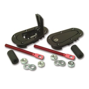 zapinki AeroCatch z zamkiem (czarne)