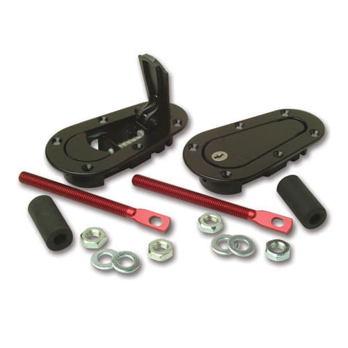 zapinki AeroCatch z zamkiem (czarne)