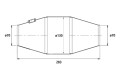 katalizator HJS PE 0063 (FIA)