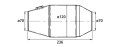 katalizator HJS PE 0053 (FIA)