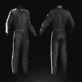 kombinezon OMP ONE Vintage black back