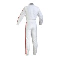 kombinezon OMP ONE Vintage white back