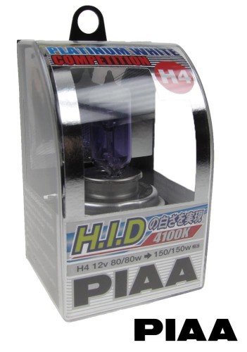 żarówka H4 PIAA COMPETITION Platinium White 80/80