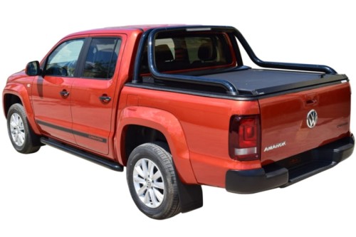 roleta skrzyni ładunkowej VW AMAROK z oprurowaniem fabrycznym INOX 76 mm